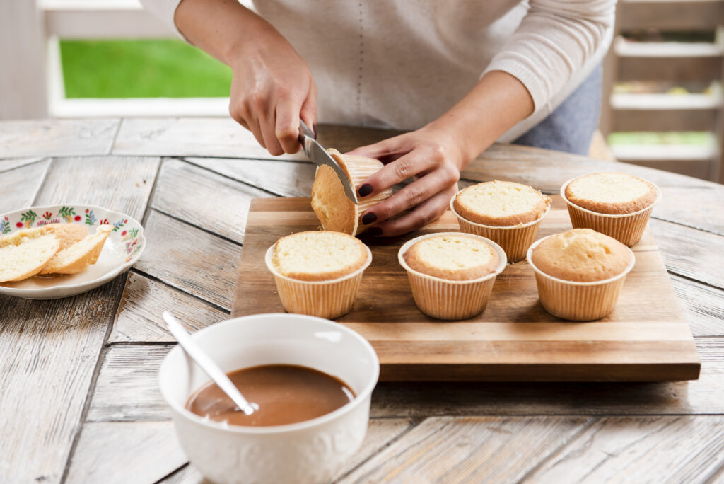 How Food Grade Paper Muffin Cups Protect Taste and Quality Cutting Cupcake Bowl Filling 1024x684