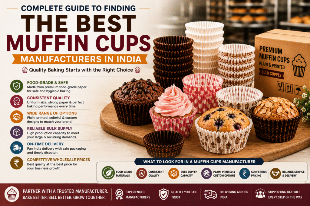 Best Muffin Cups Manufacturers in India